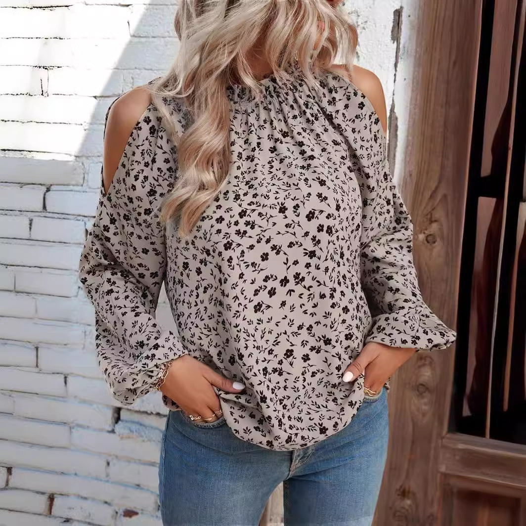 Chemise imprimée Floral à manches longues