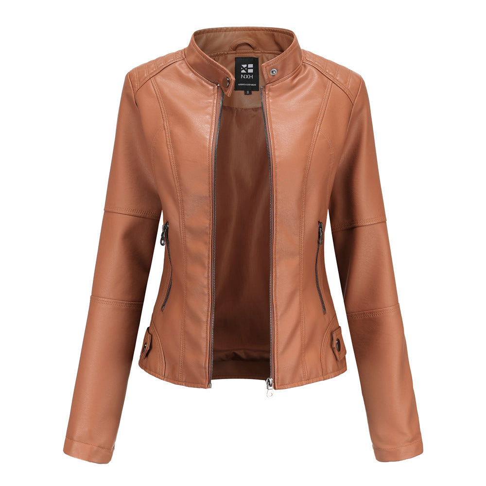 Vestes En Cuir Européen Et Américain pour Femmes