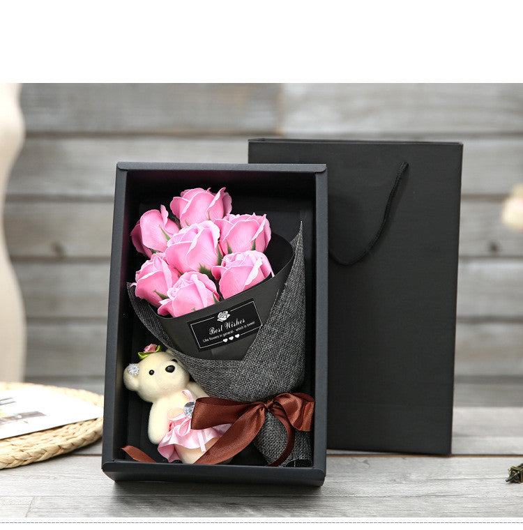 Boite Saint Valentin "Fleur de Savon"