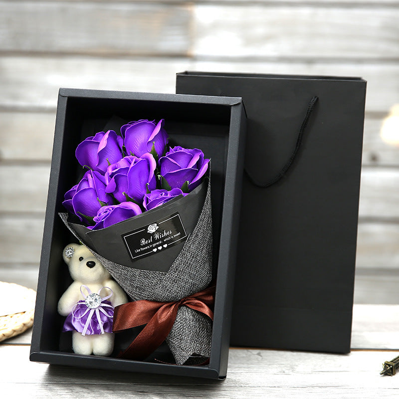 Boite Saint Valentin "Fleur de Savon"