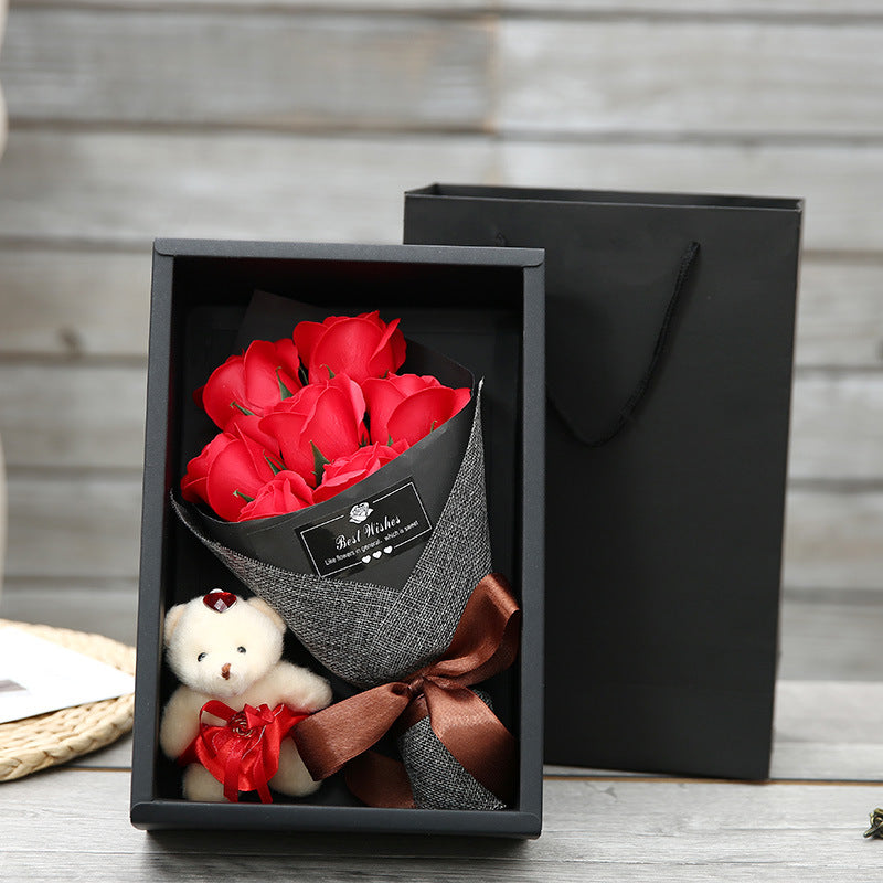 Boite Saint Valentin "Fleur de Savon"