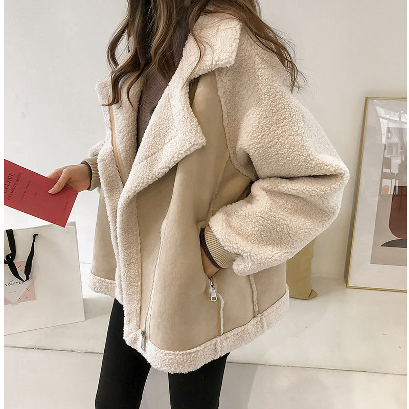 Veste en daim  Velours Courtes Femmes