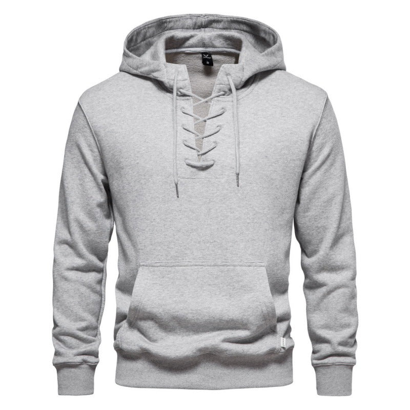 Sweatshirt à lacets pour homme