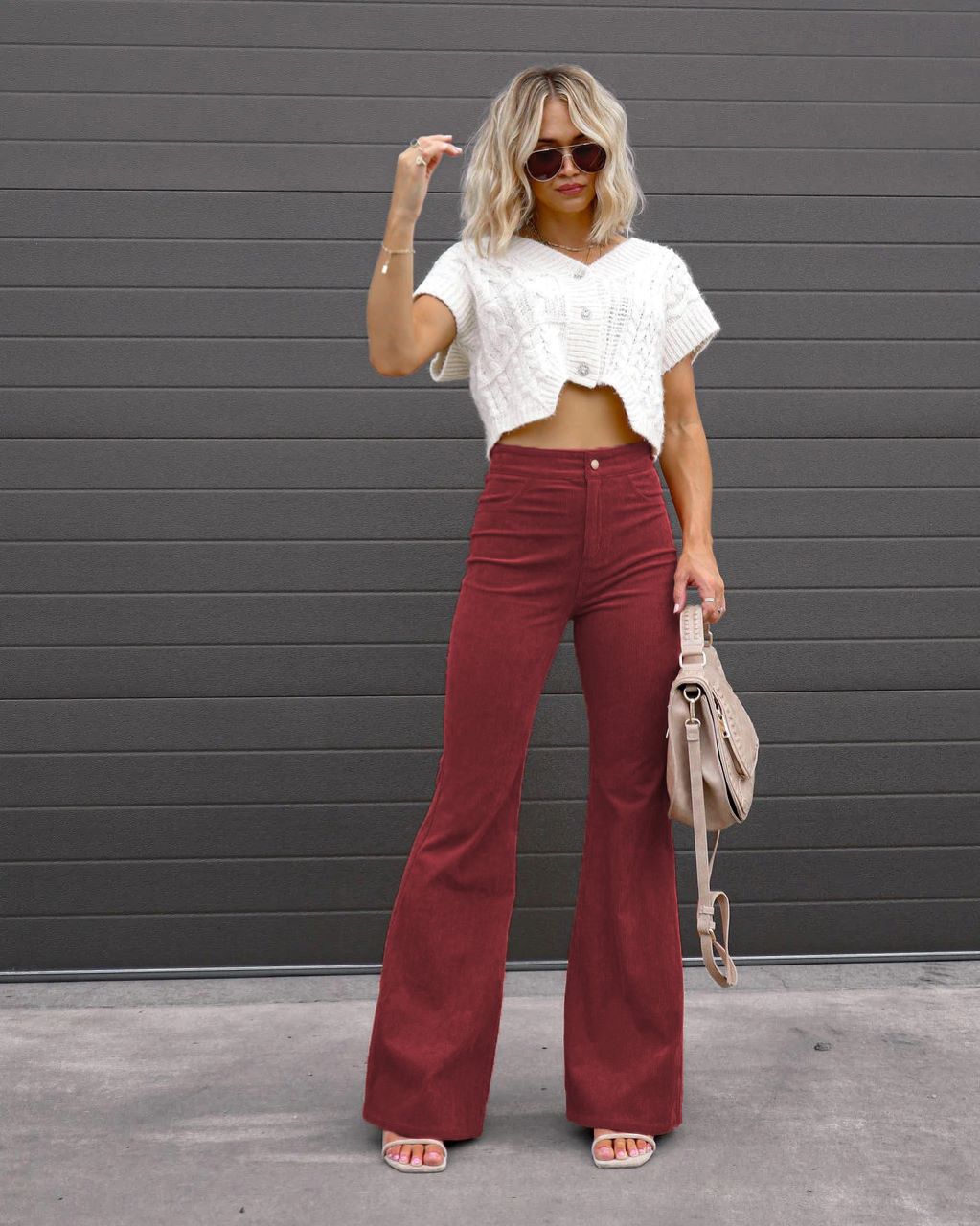 Pantalon Femme Tendance – Coupe Chic et Élégante