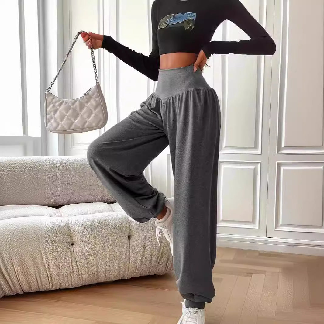 Pantalon de sport femme au tombé élégant, respirant et confortable
