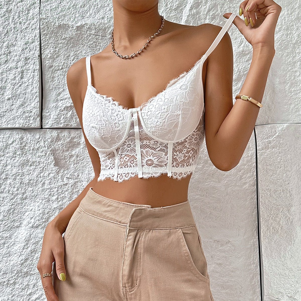 Multicolore Soutien-gorge Gilet