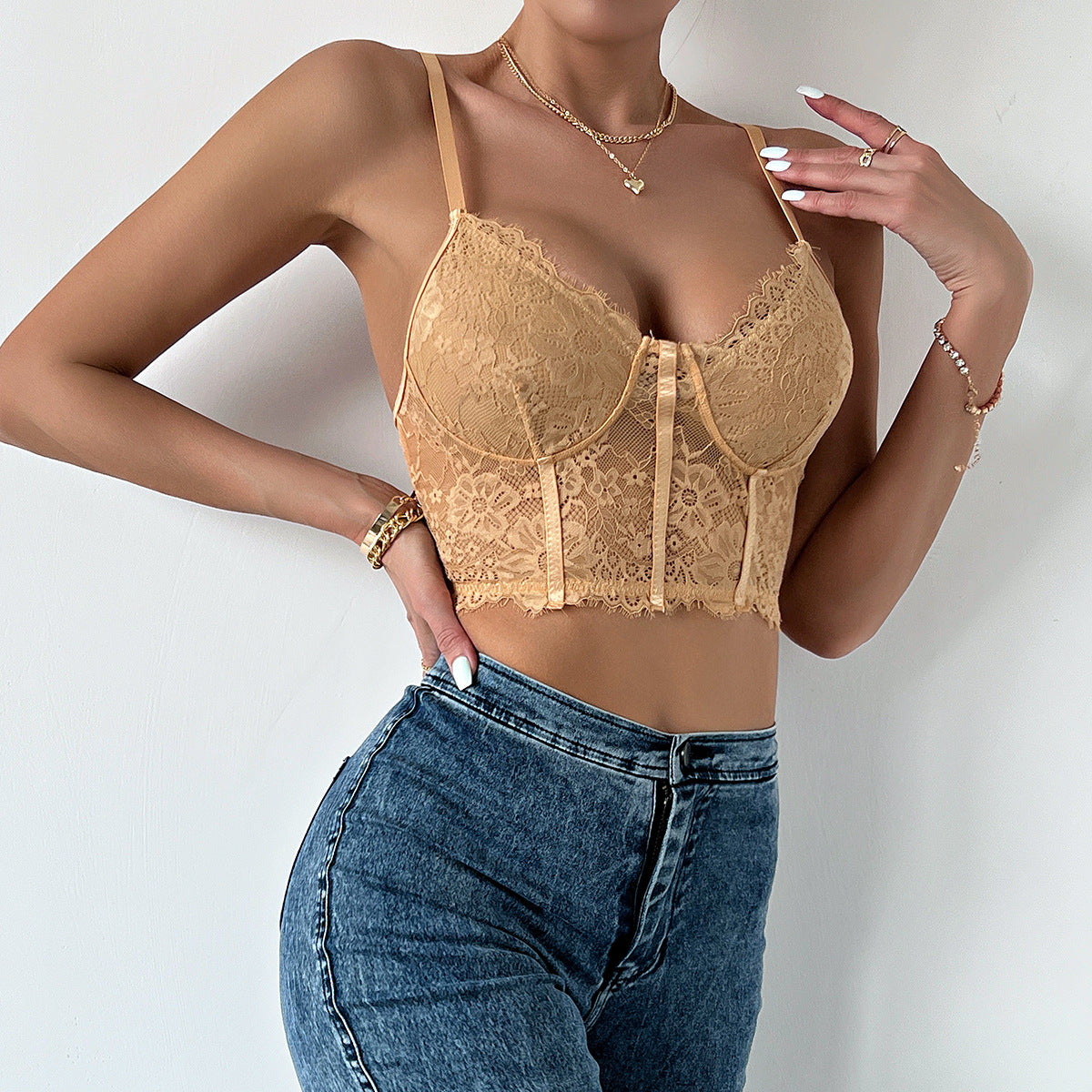 Multicolore Soutien-gorge Gilet