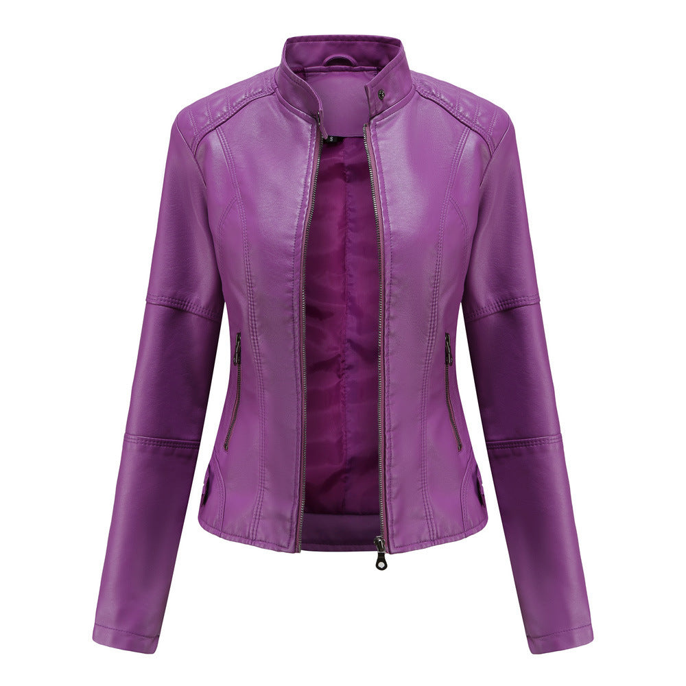Vestes En Cuir Européen Et Américain pour Femmes