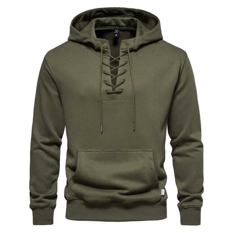 Sweatshirt à lacets pour homme