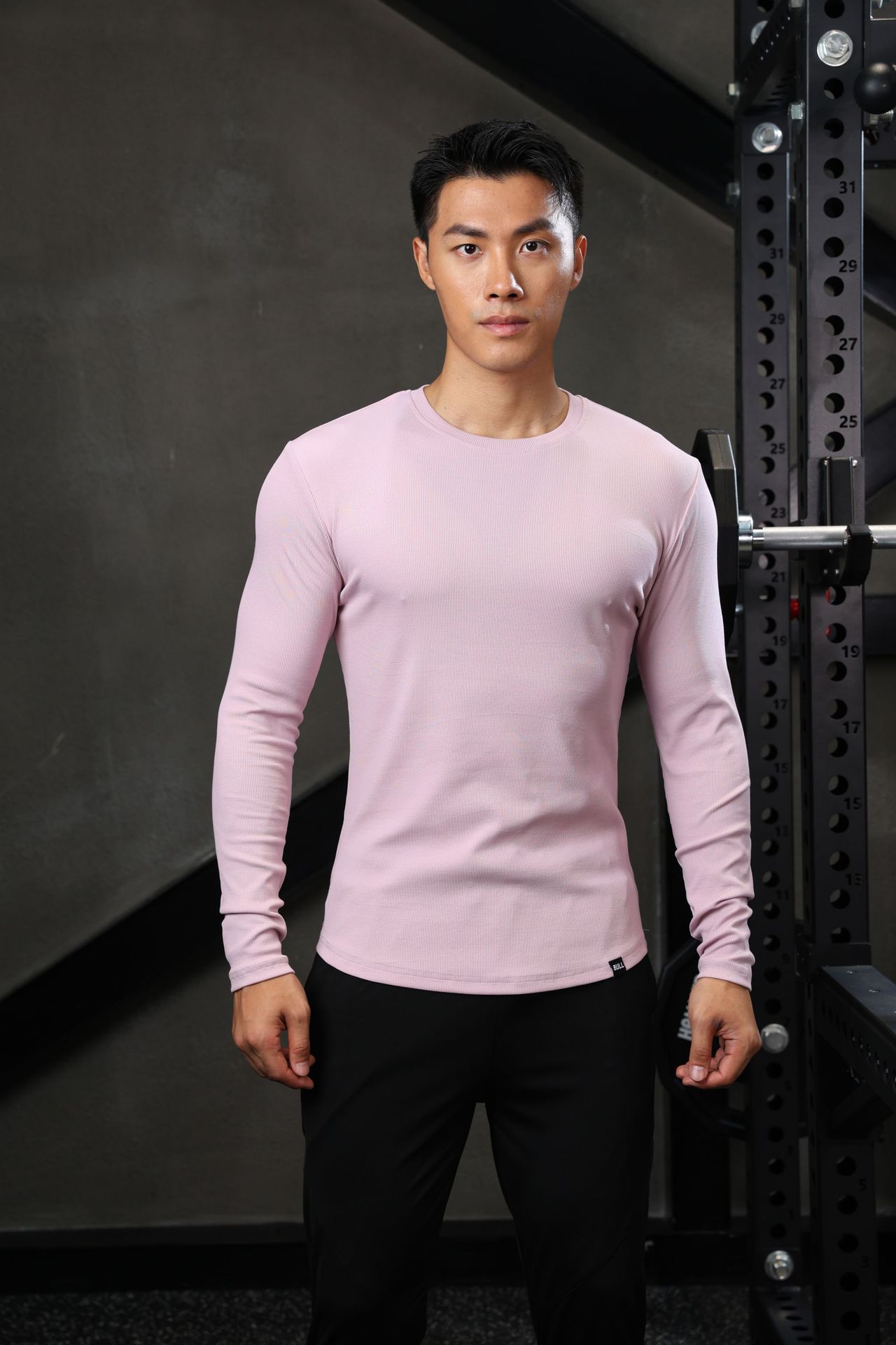 Haut de course à manches longues pour hommes