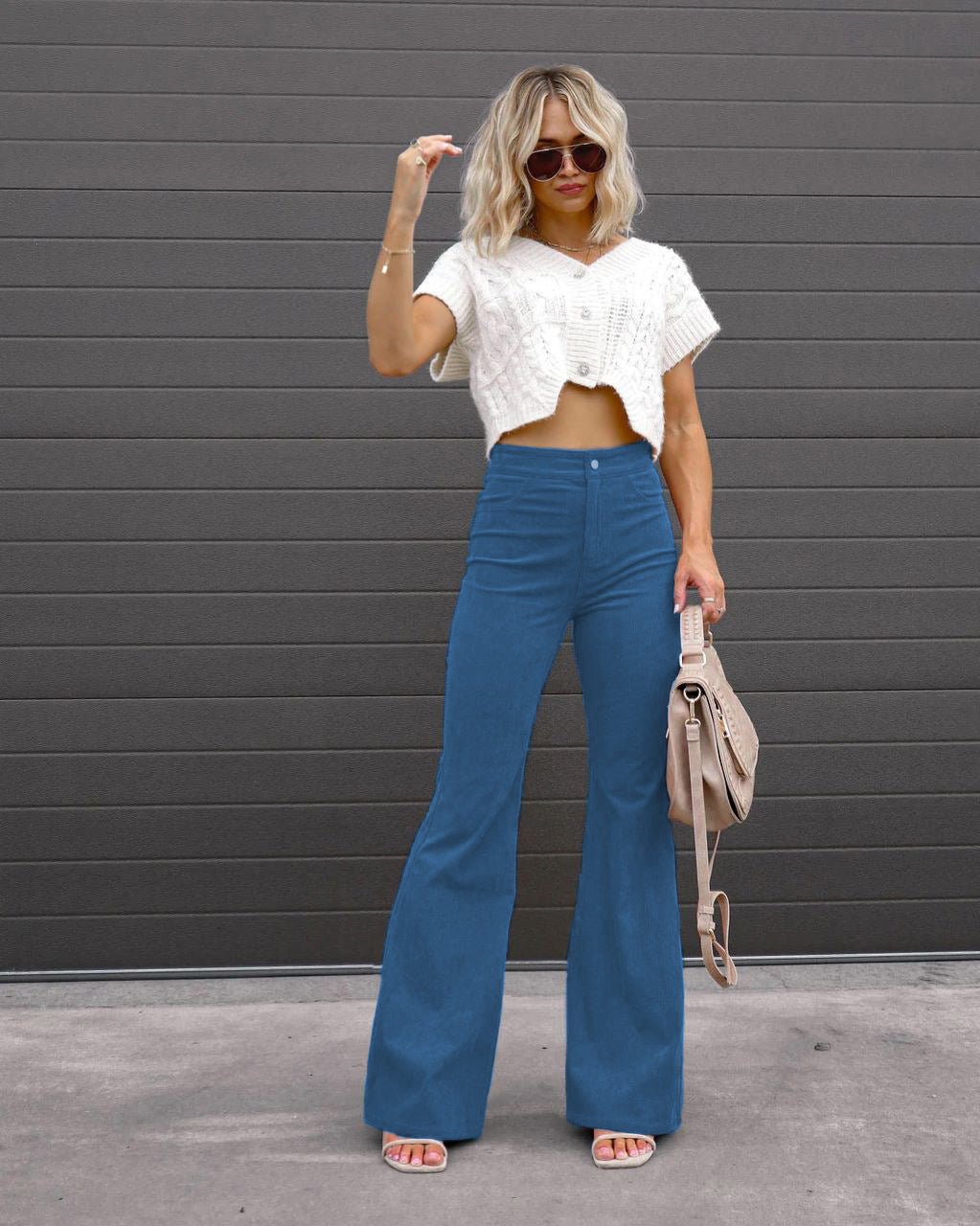 Pantalon Femme Tendance – Coupe Chic et Élégante