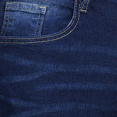 Pantalon en denim skinny stretch bleu pour hommes