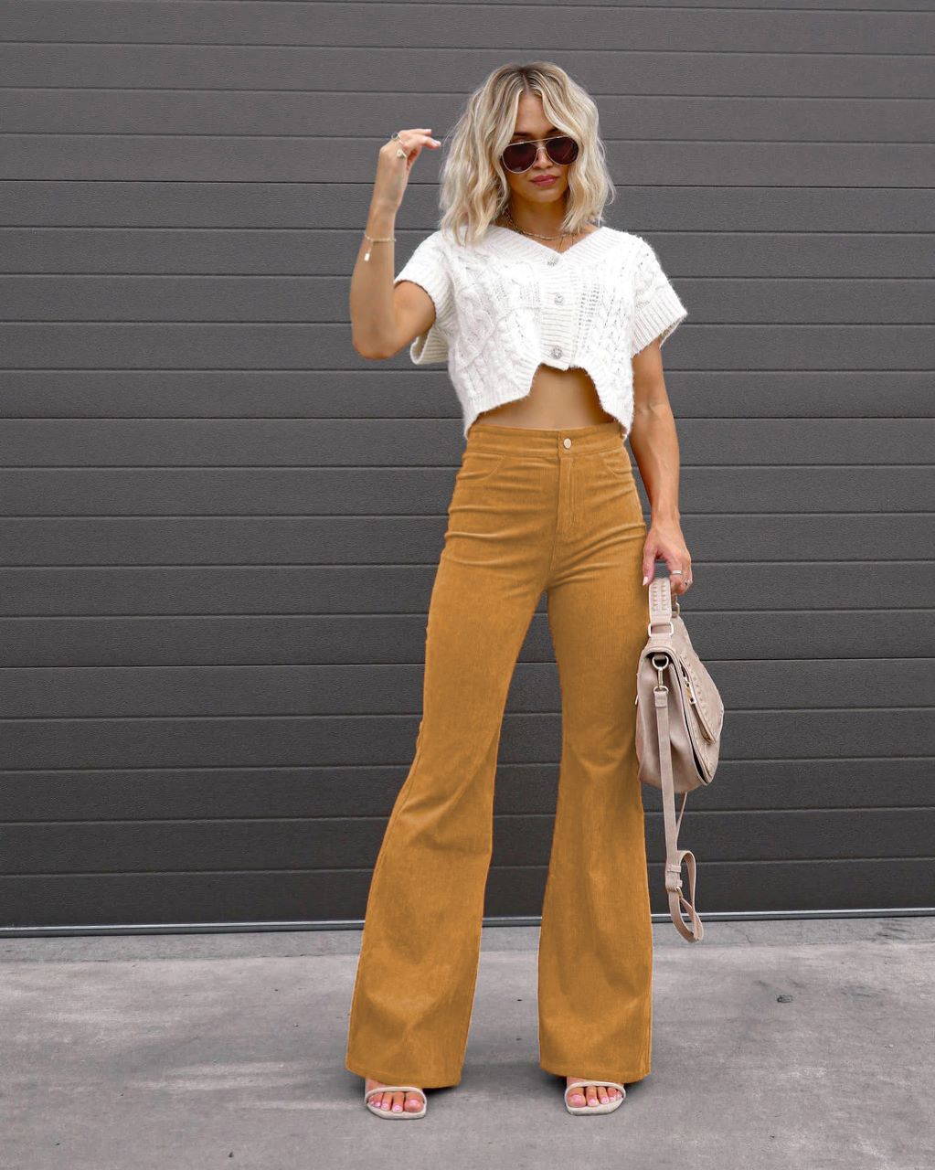 Pantalon Femme Tendance – Coupe Chic et Élégante
