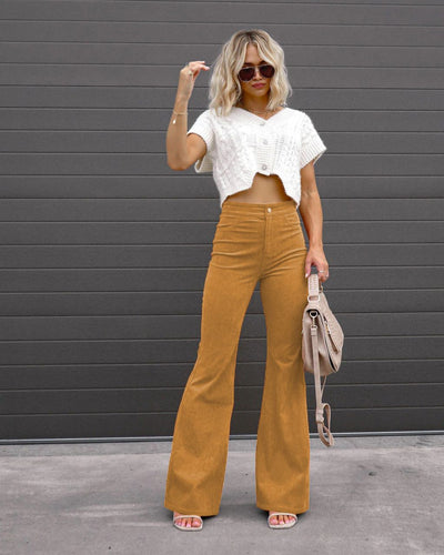 Pantalon Femme Tendance – Coupe Chic et Élégante