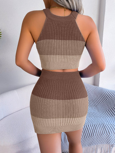 Set 2 pièces femme en maille