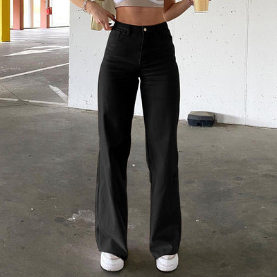 Jean slim taille haute stylé