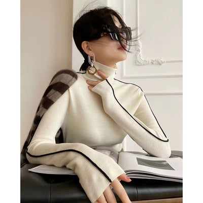 Pull Rembourré Femme Coupe slim