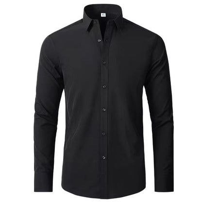 Chemise verticale à manches longues sans repassage Full Elastique Force