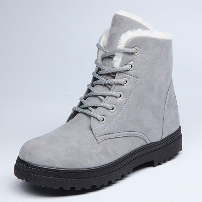 bottines en peluche chaudes pour femmes