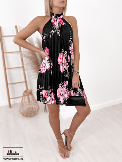 Robe plissée de personnalité de la mode pour dames