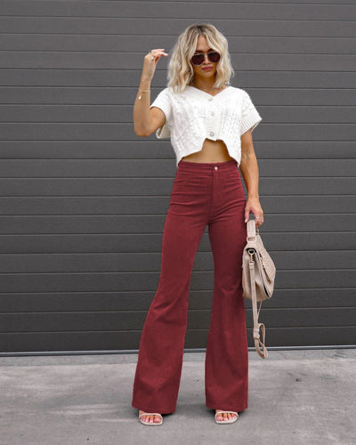 Pantalon Femme Tendance – Coupe Chic et Élégante