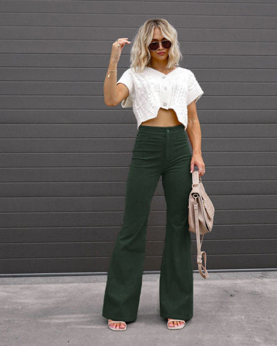 Pantalon Femme Tendance – Coupe Chic et Élégante
