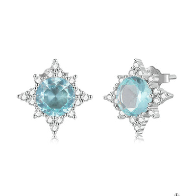Boucles d'oreilles étoile brillante