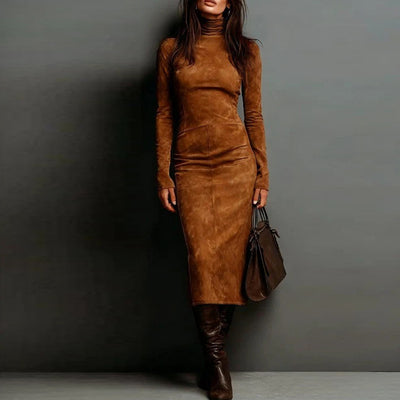 Robe ajustée manches longues – silhouette raffinée