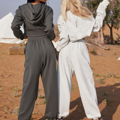 Costume Fleese à manches longues pour femmes, ensemble deux pièces