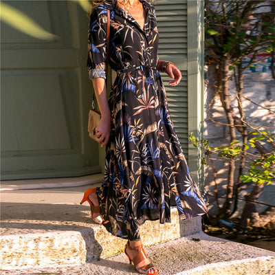 Robe Vintage en Mousseline de Soie