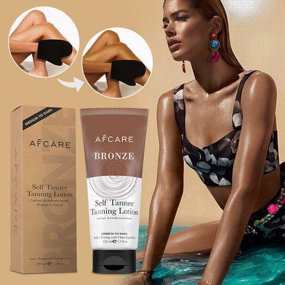 Lotion de bronzage