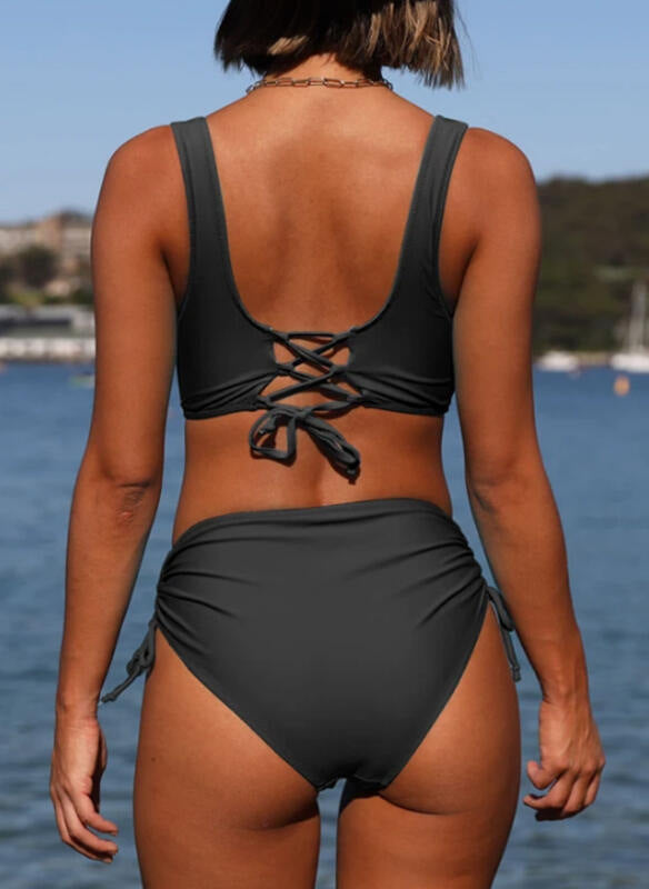 Maillot de Bain Mode Bikini à bretelles