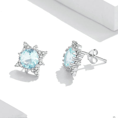 Boucles d'oreilles étoile brillante