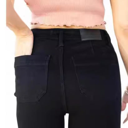 Nouveau jean couleur unie pour femme