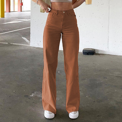 Jean slim taille haute stylé