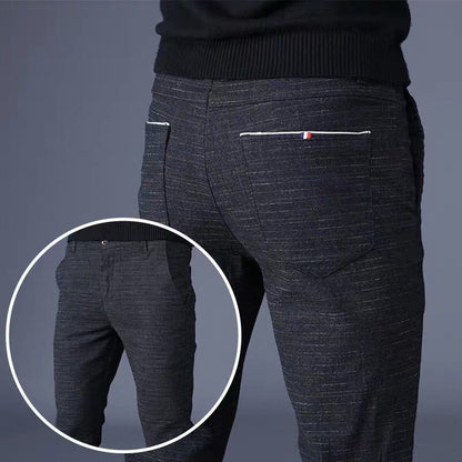 Pantalon décontracté à jambe droite, ample et polyvalent pour hommes