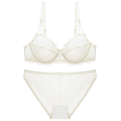 Sous-vêtements Ultra-mince maille respirant dentelle soutien-gorge grande poitrine petit Anti-affaissement Push Up