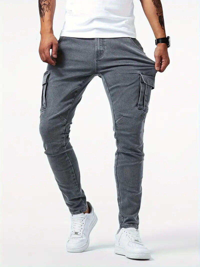 Pantalons Multi-poche Casual