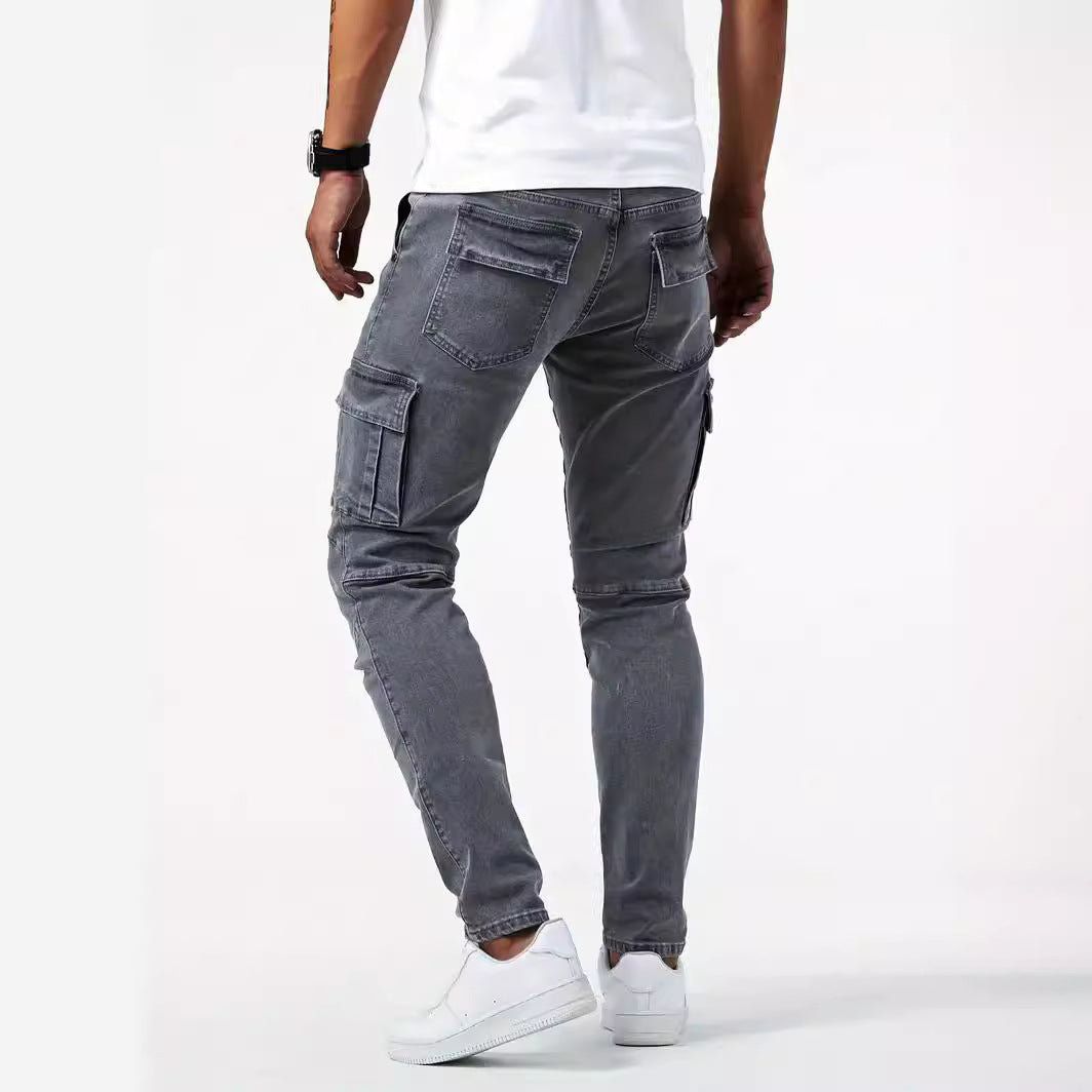 Pantalons Multi-poche Casual