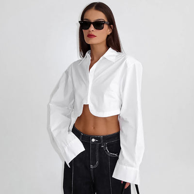 Chemise blanche minimaliste French Commute