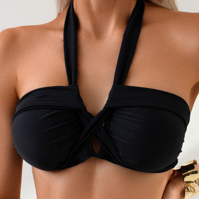 Maillot de bain noir femme, style « Hot Girl », finition premium