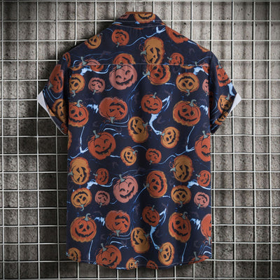 Chemise slim-fit imprimé à manches courtes