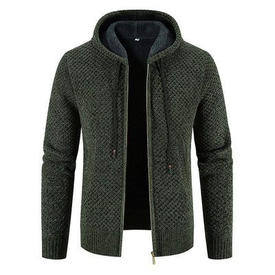 Veste Tricots Coton , velour à capuche