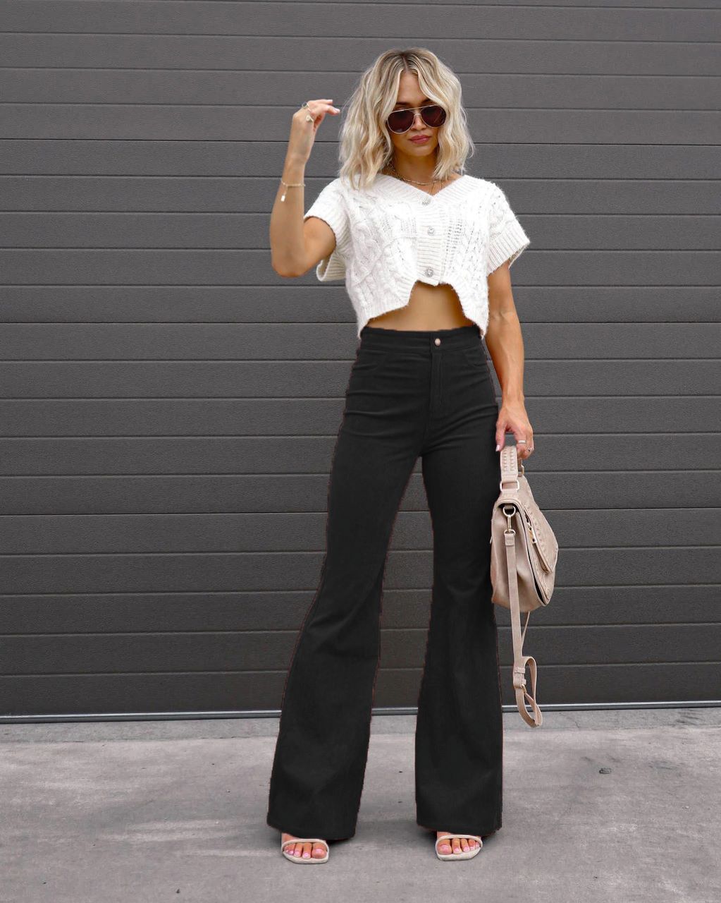 Pantalon Femme Tendance – Coupe Chic et Élégante