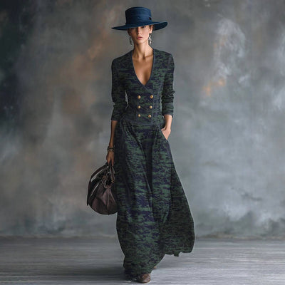 Robe élégante et sophistiquée à manches longues