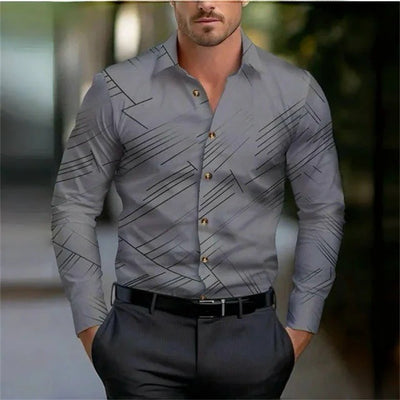 Chemise à manches longues pour hommes, quatre saisons, tendance, Simple, décontractée, de haute qualité, nouvelle collection