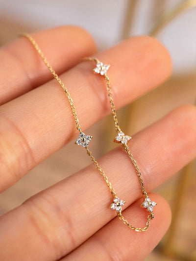 Bracelet en argent plaqué Or 18 carat