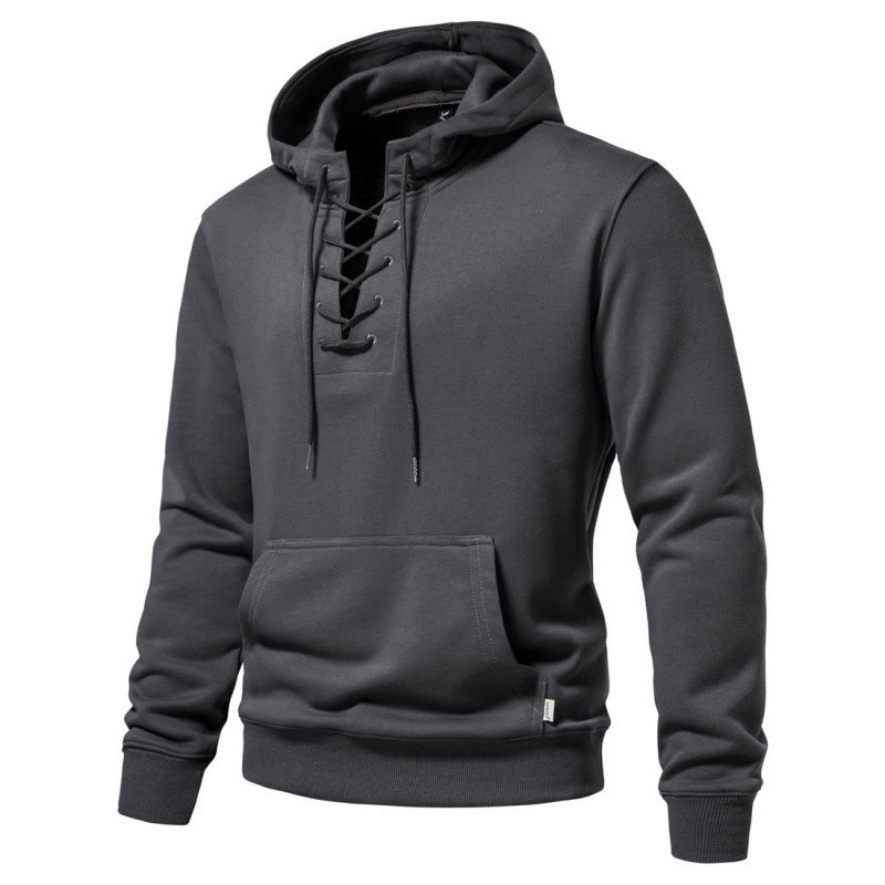Sweatshirt à lacets pour homme