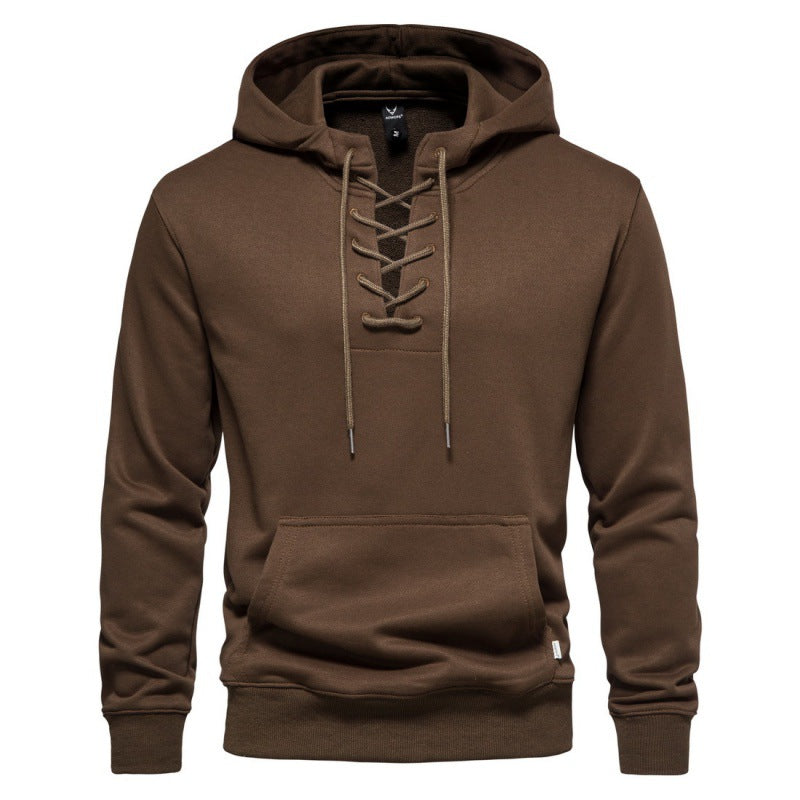 Sweatshirt à lacets pour homme