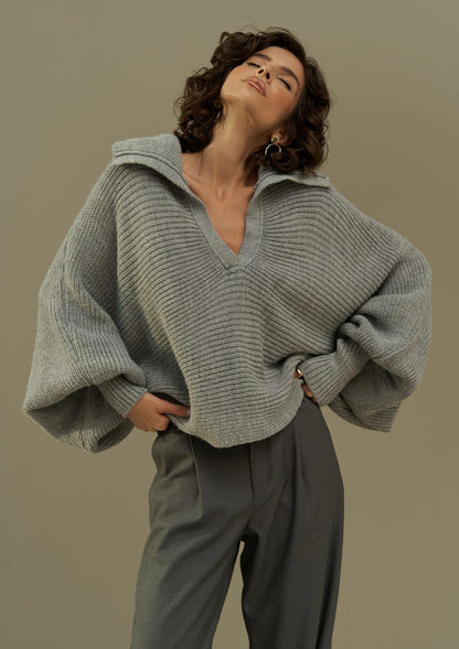 Pull tricoté à la mode pour femmes